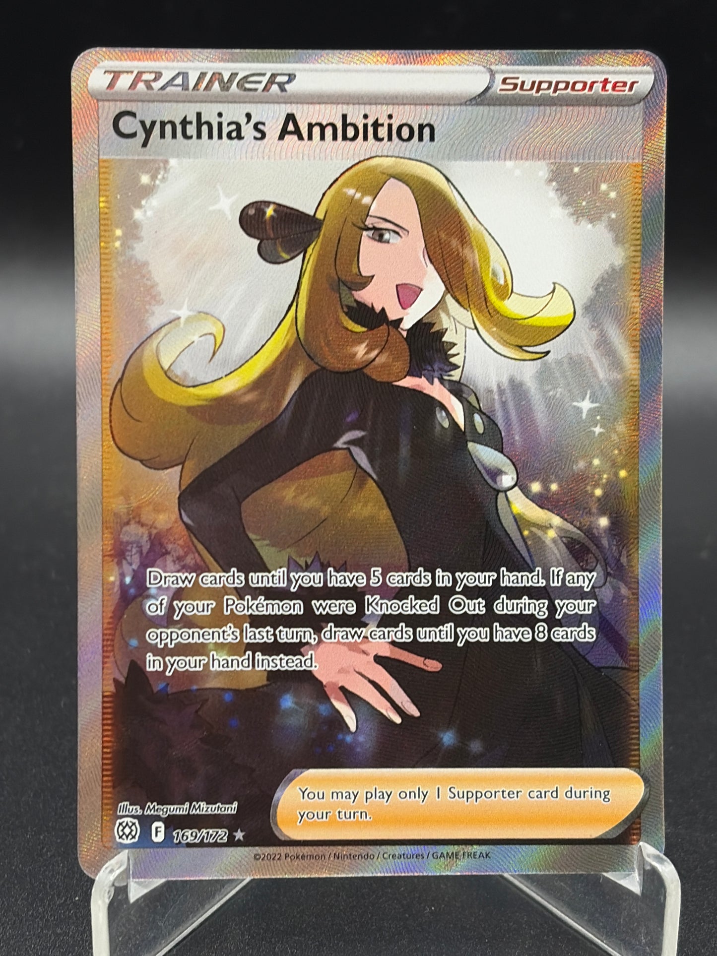Pokémon TCG: 2022 Cynthia's Ambition 169/172 SWSH: Brilliant Stars LP
