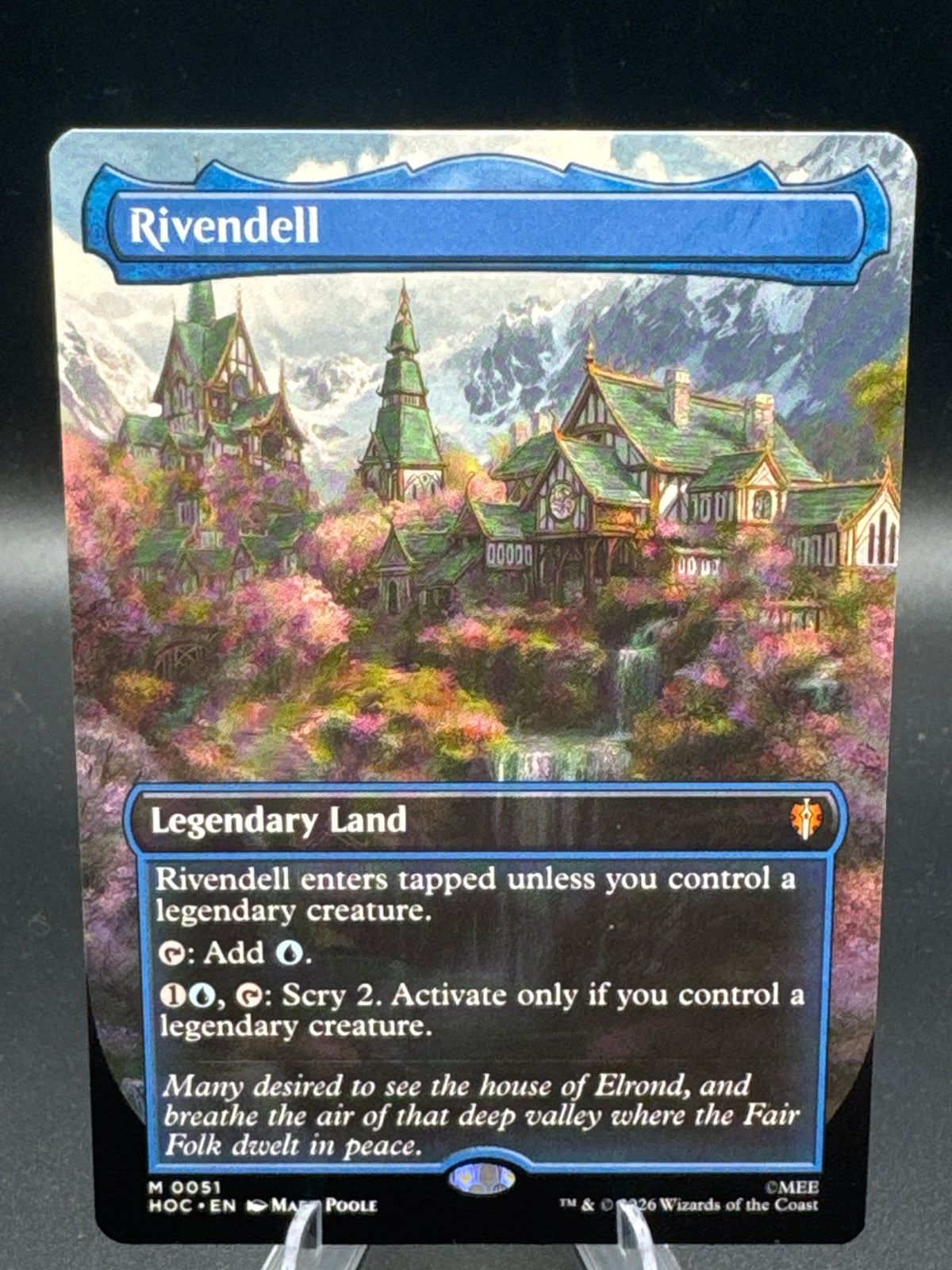 MTG TCG: 2026 Rivendell (Borderless) - 0051 - The Hobbit: Eternal-Legal (HOC)