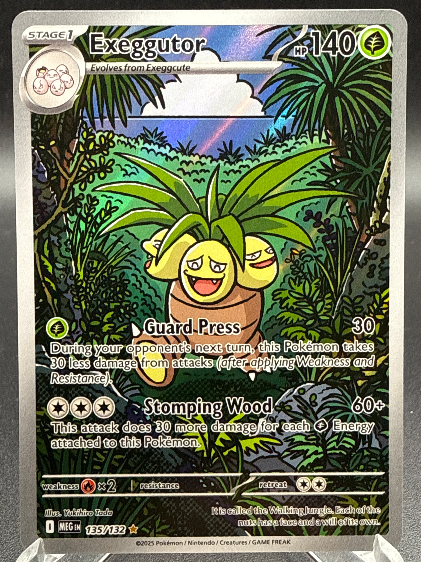 Pokémon TCG: 2025 Exeggutor 135/132 MEG: Mega Evolution
