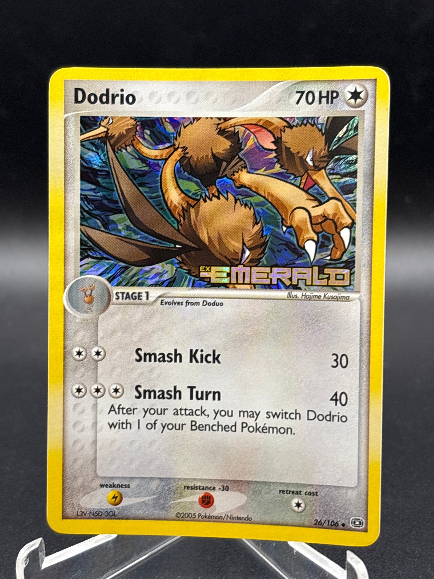 Pokémon TCG: 2005 Dodrio 26/106 Emerald Reverse Holo