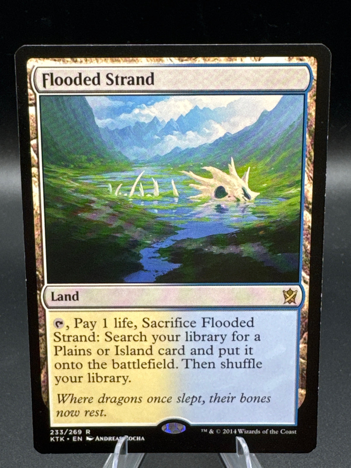 Magic The Gathering: Flooded Strand - 233 -  Khans of Tarkir (KTK)