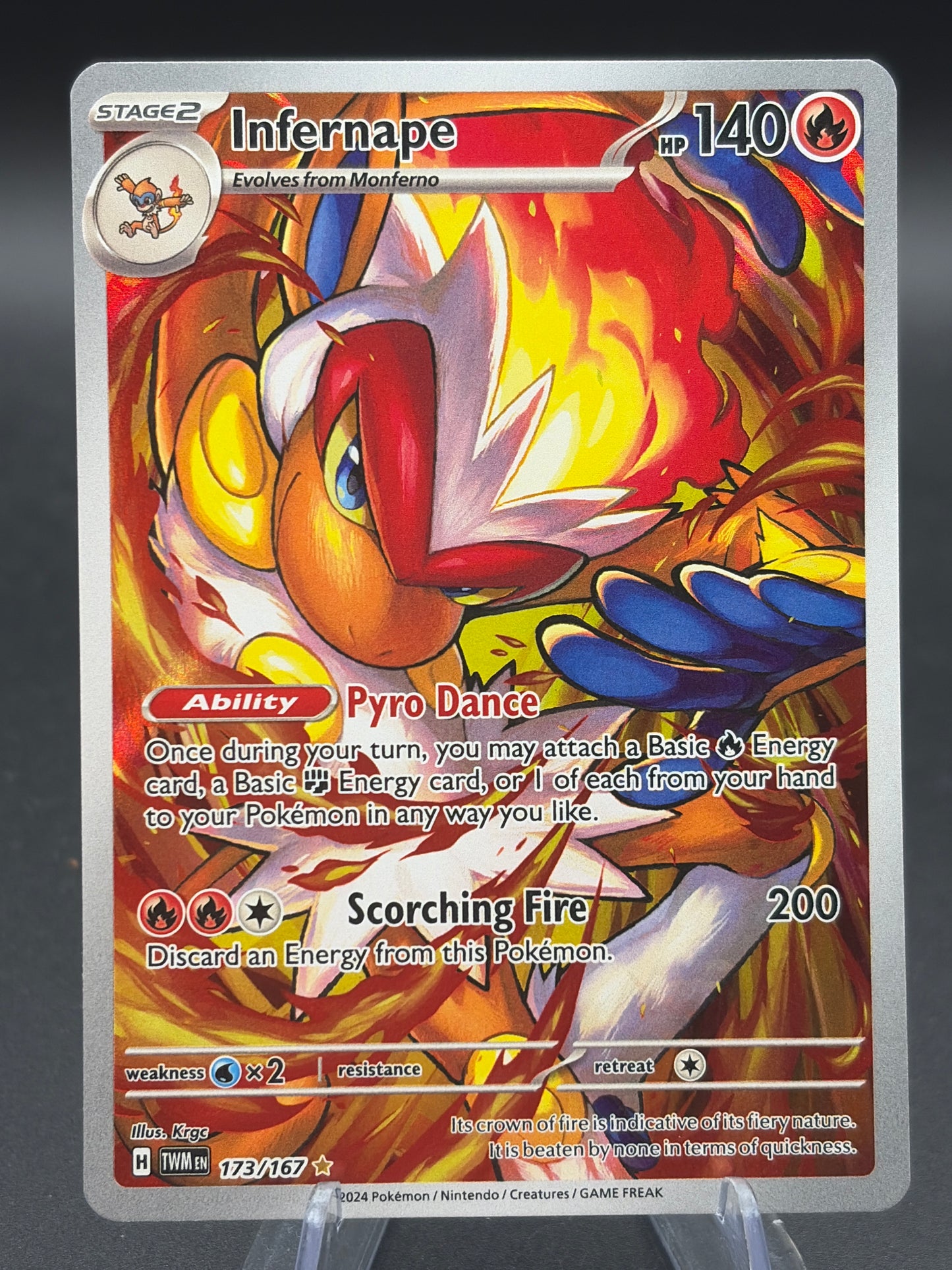 Pokémon TCG: 2024 Infernape - 173/167 - S&V: Twilight Masquerade