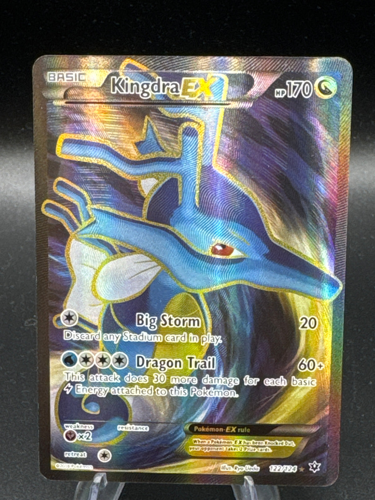 Pokémon TCG: 2016 Kingdra EX 122/124 XY: Fates Collide