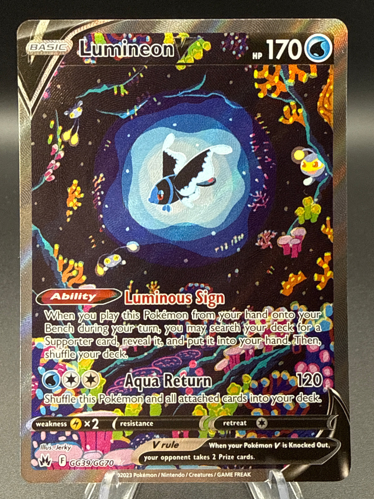Pokémon TCG: 2023 Lumineon V - GG39/GG70 - SWSH: Crown Zenith Galarian Gallery