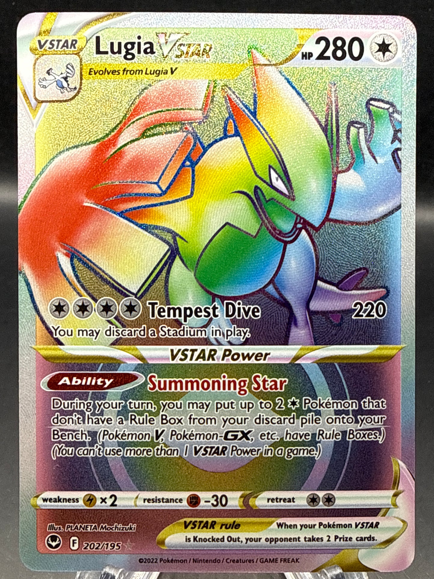 Pokémon TCG: 2022 Lugia VSTAR - 202/195  - SWSH: Silver Tempest