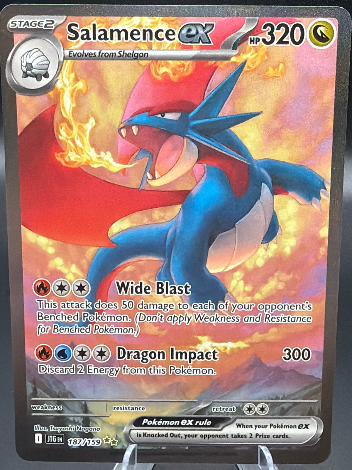 Pokémon TCG: 2025 Salamence ex - 187/159 - SV: Journey Together