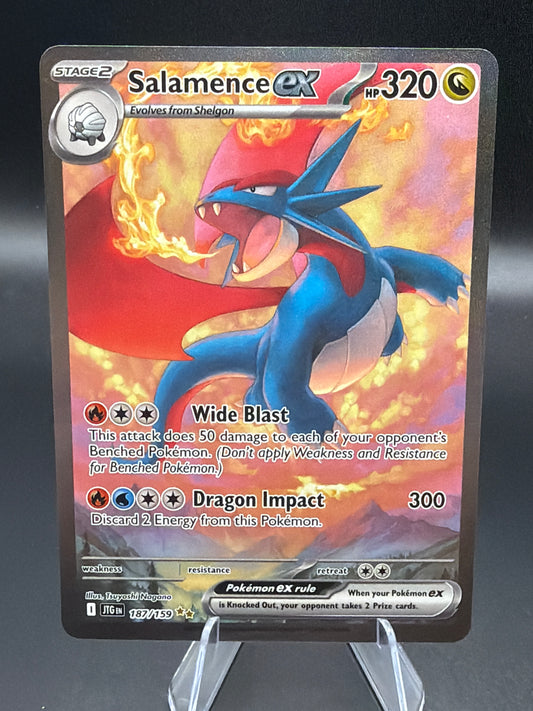 Pokémon TCG: 2025 Salamence ex - 187/159 - SV: Journey Together