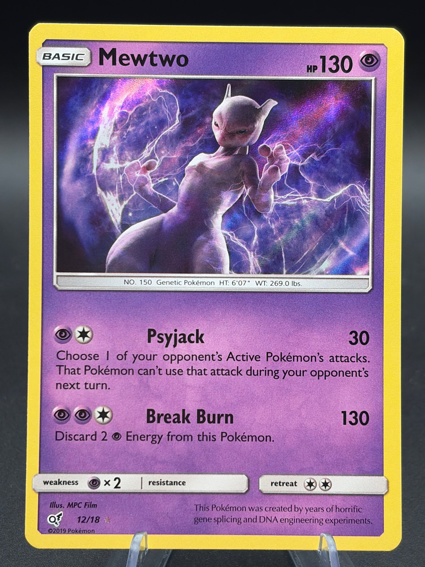 Pokémon TCG: 2019 Mewtwo 12/18 - Detective Pikachu