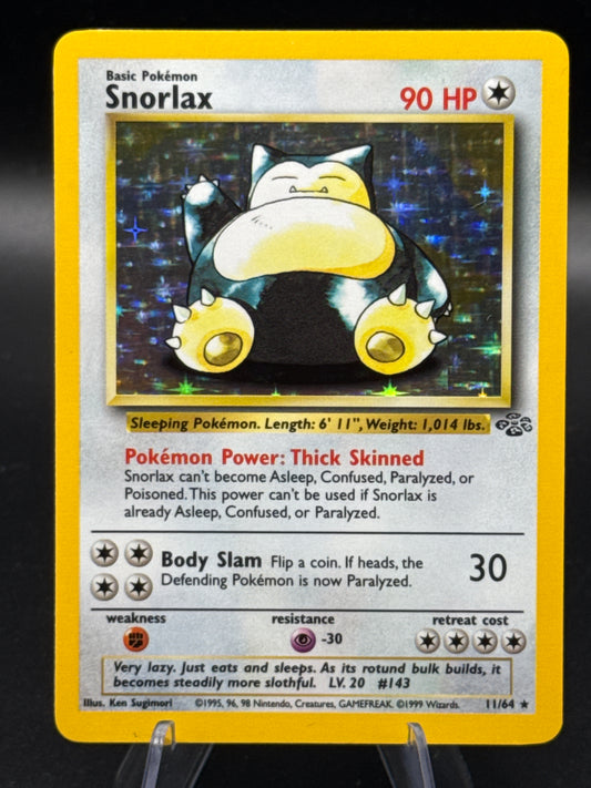 Pokémon TCG: 1999 Snorlax - 11/64 - Jungle Unlimited Holo
