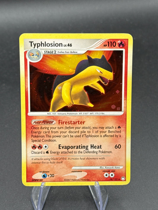 Pokémon TCG: 2007 Typhlosion 16/123- Mysterious Treasures