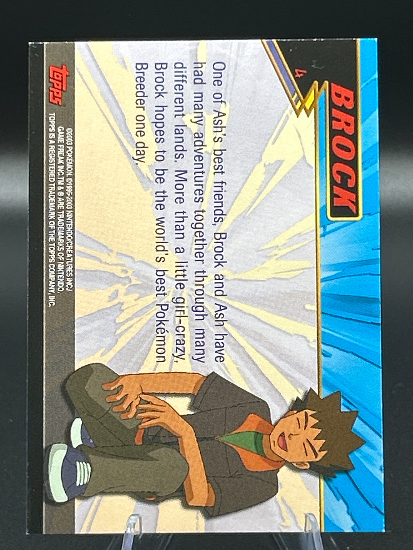 Pokémon TCG: 2003 Topps Brock - Pokémon Advanced