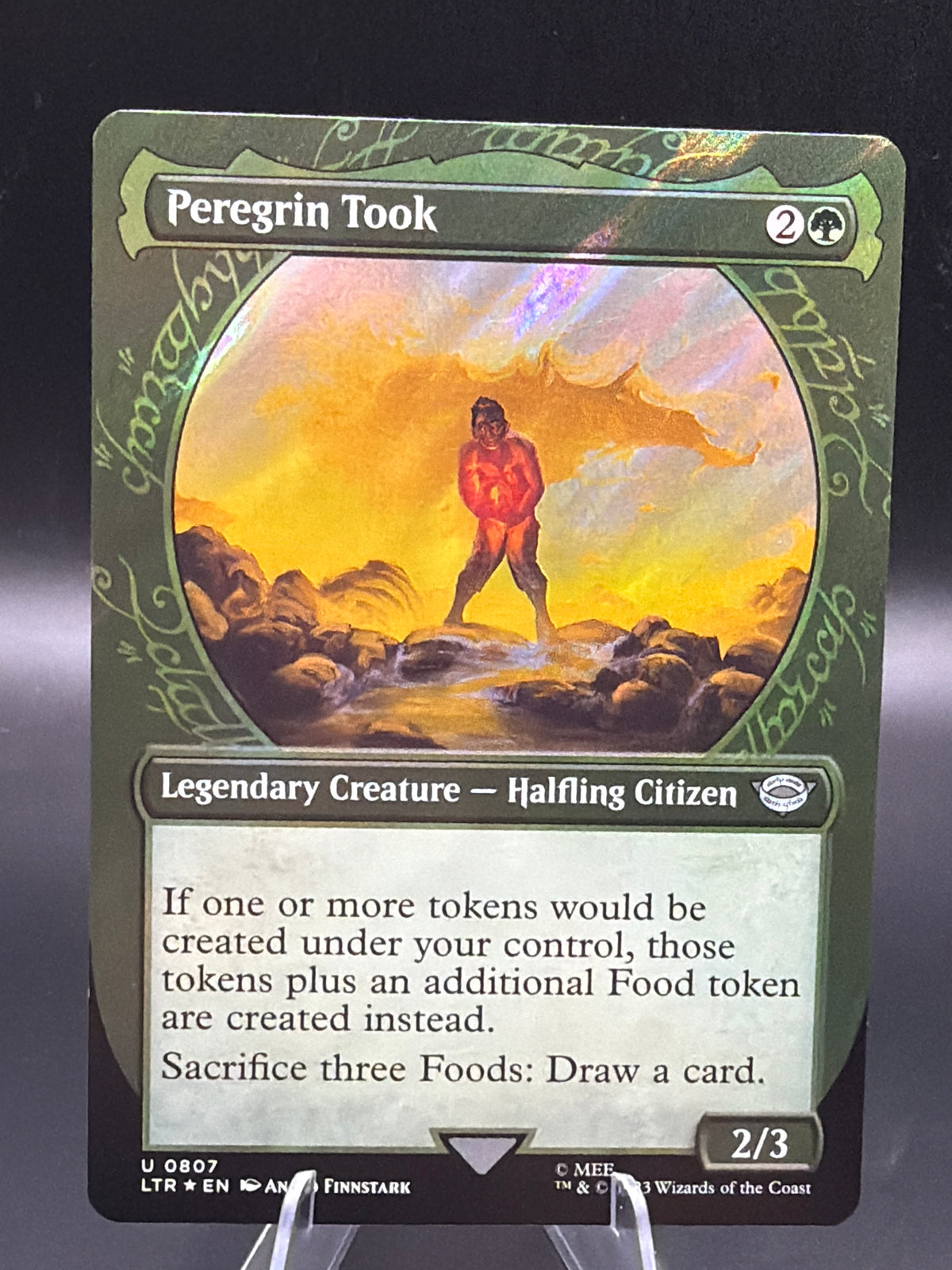 MTG TCG: 2023 Peregrin Took (Showcase) (Surge Foil) - Universes Beyond: The Lord of the Rings: Tales of Middle-earth (LTR)