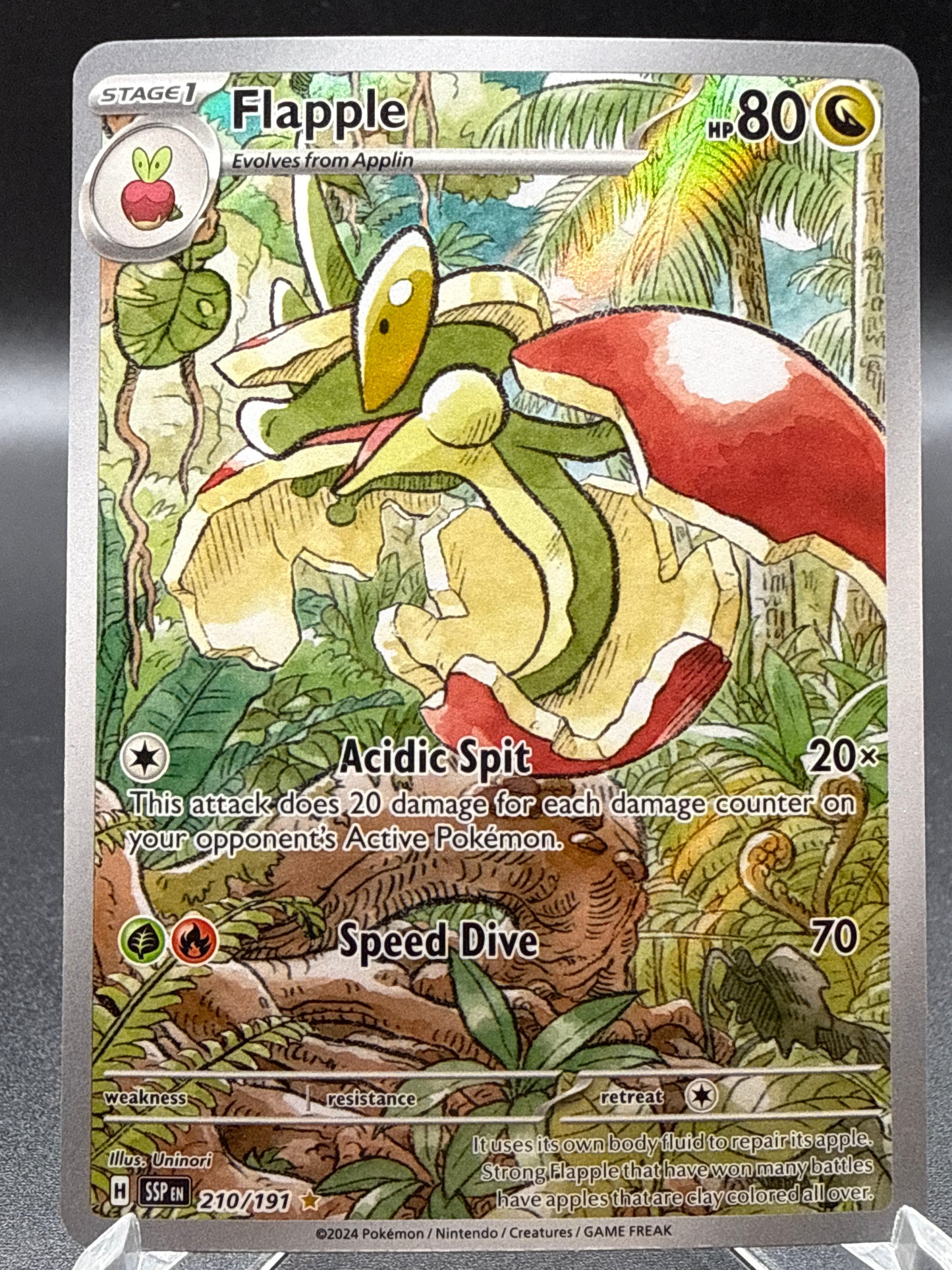 Pokémon TCG: 2024 Flapple - 210/191 - S&V: Surging Sparks
