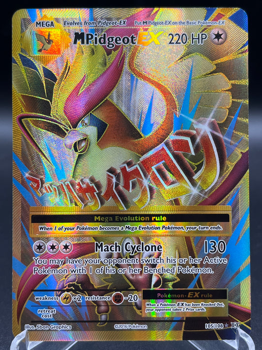 Pokémon TCG: 2016 M Pidgeot EX - 105/108 - XY: Evolutions