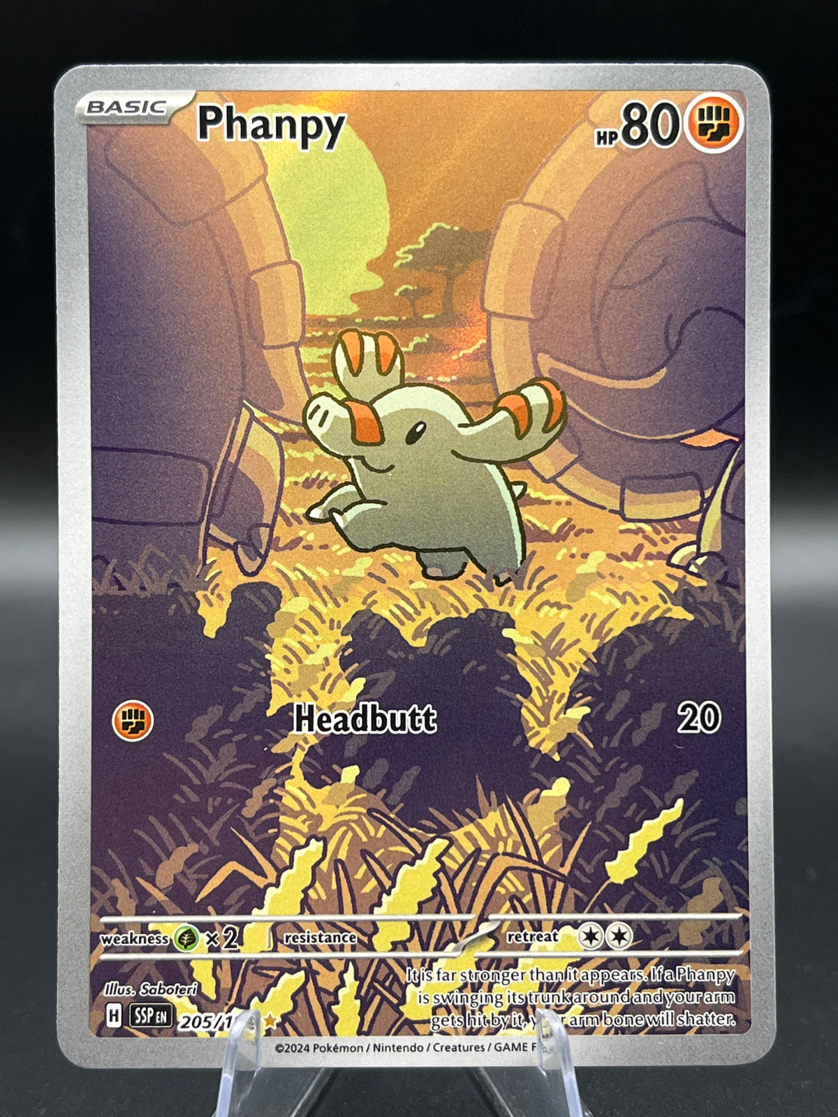 Pokémon TCG: 2024 Phanpy - 205/191 - SV: Surging Sparks