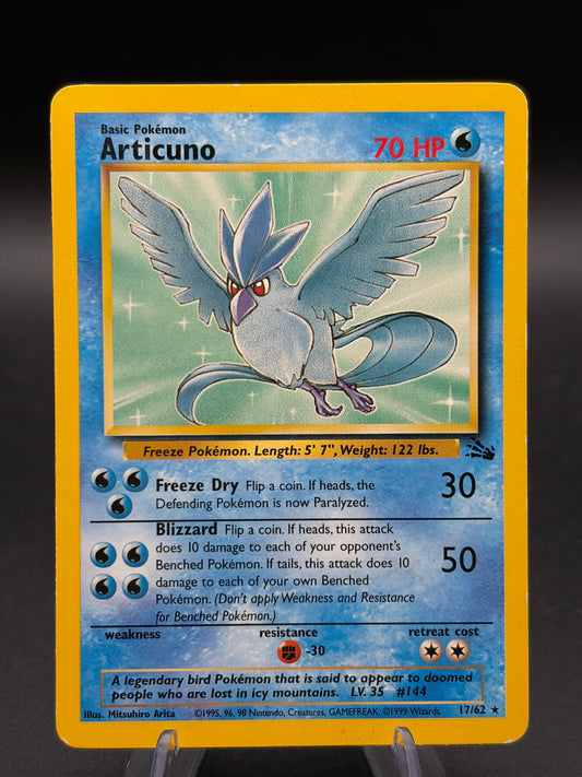 Pokémon TCG: 1999 - Articuno - 17/62 - Fossil