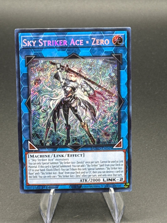 Yu-Gi-Oh! TCG: 1st edition Sky Striker Ace = Zero - Duelist's Advance - - DUAD-EN049