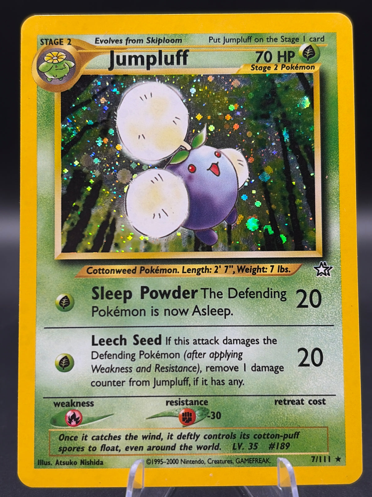 Pokémon TCG: 2000 Jumpluff 7/111 Neo Genesis Holo