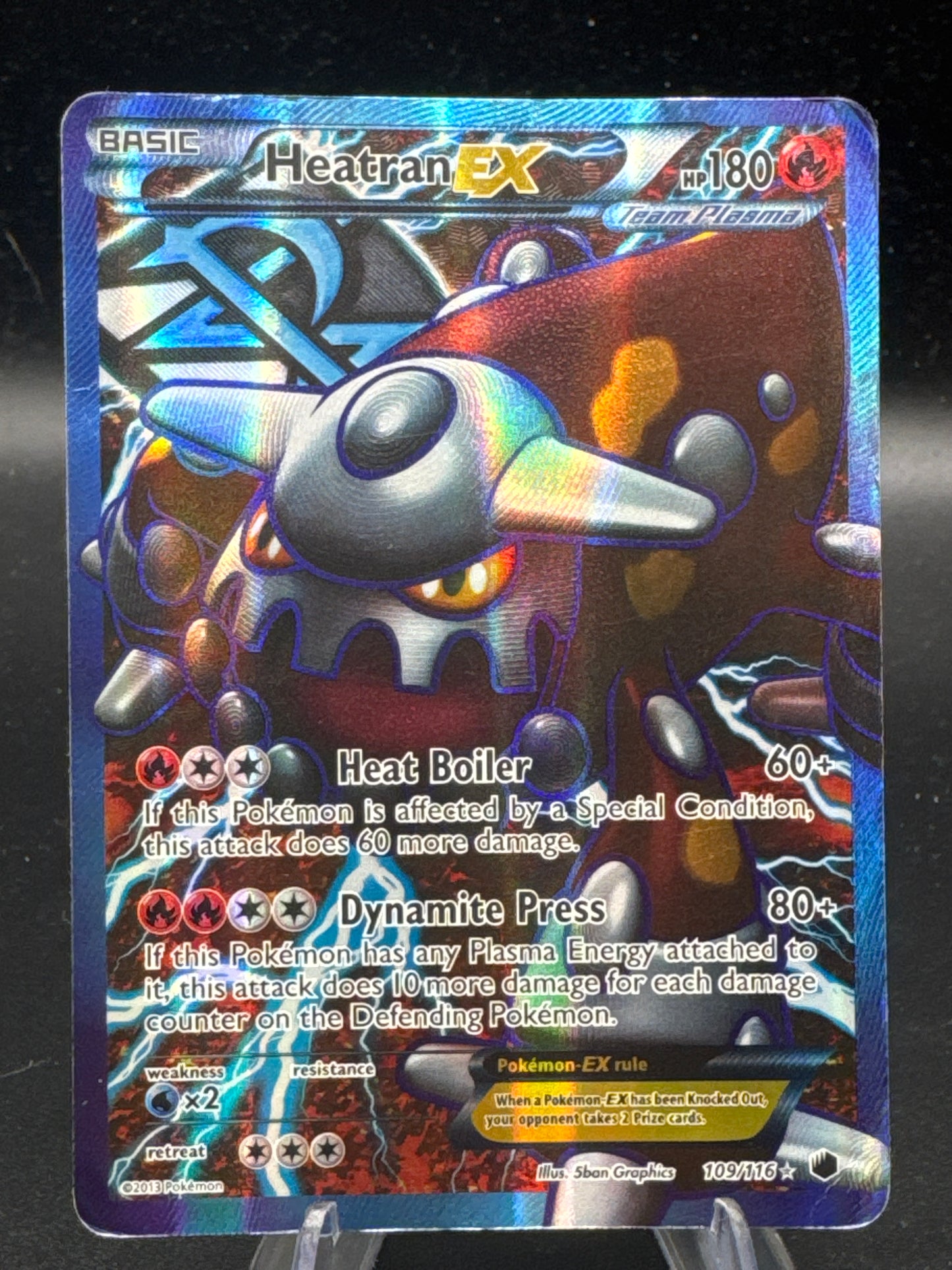 Pokémon TCG: 2013 Heatran EX 109/116 - BW: Plasma Freeze