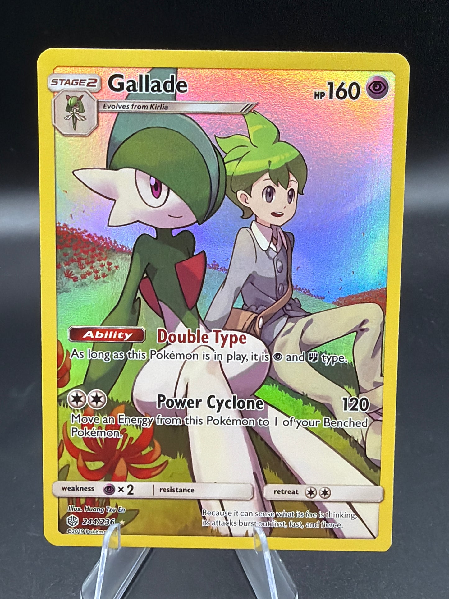 Pokémon TCG: 2019 Gallade 244/236 Sun & Moon Cosmic Eclipse