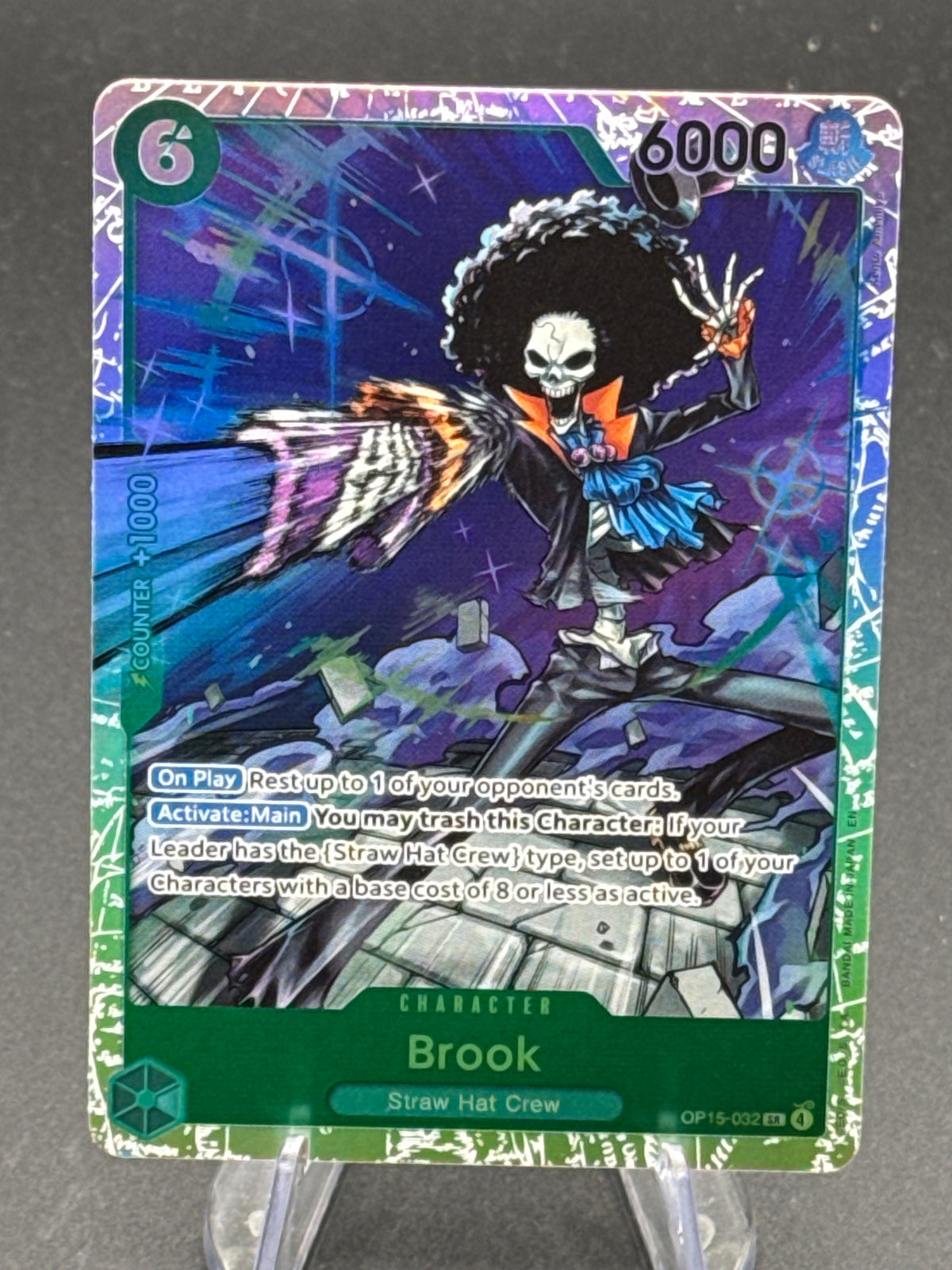 One Piece TCG:  Brook (OP15-032) - Adventure on Kami's Island