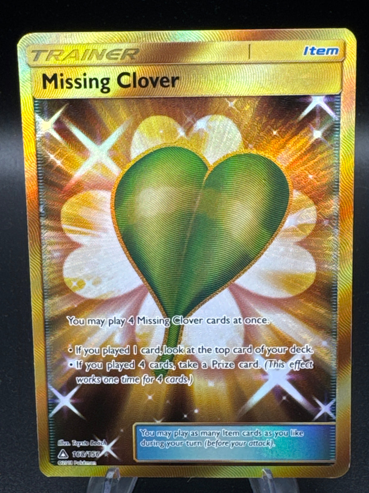 Pokémon TCG: 2018 Missing Clover 168/156 - SM: Ultra Prism