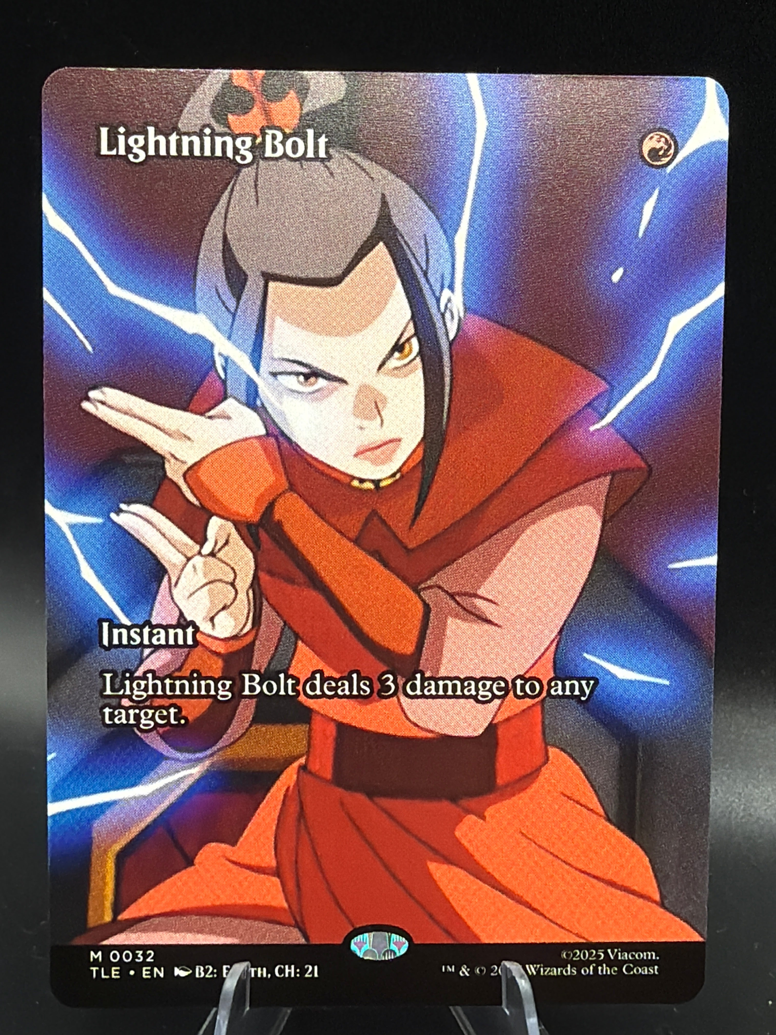 MTG TCG: Lightning Bolt (Borderless) - Avatar: The Last Airbender: Ete ...