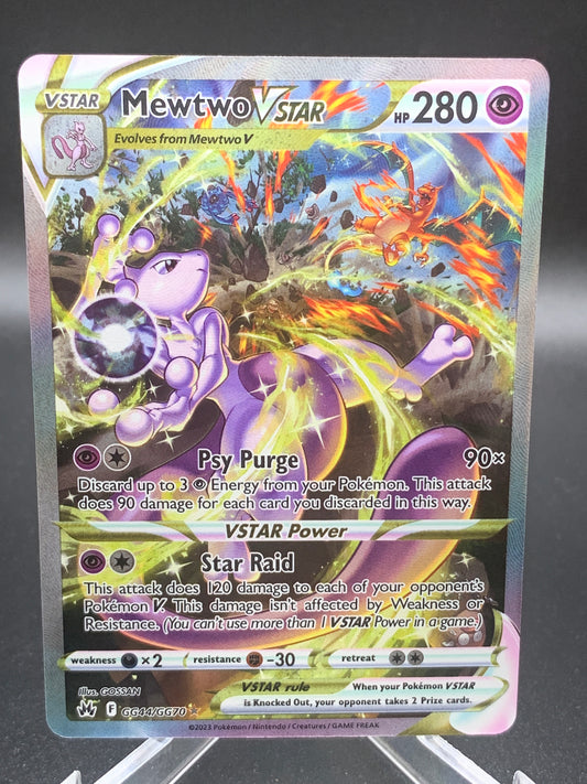 Pokémon TCG: 2023 Mewtwo VSTAR GG44/GG70 Crown Zenith Galarian Gallery