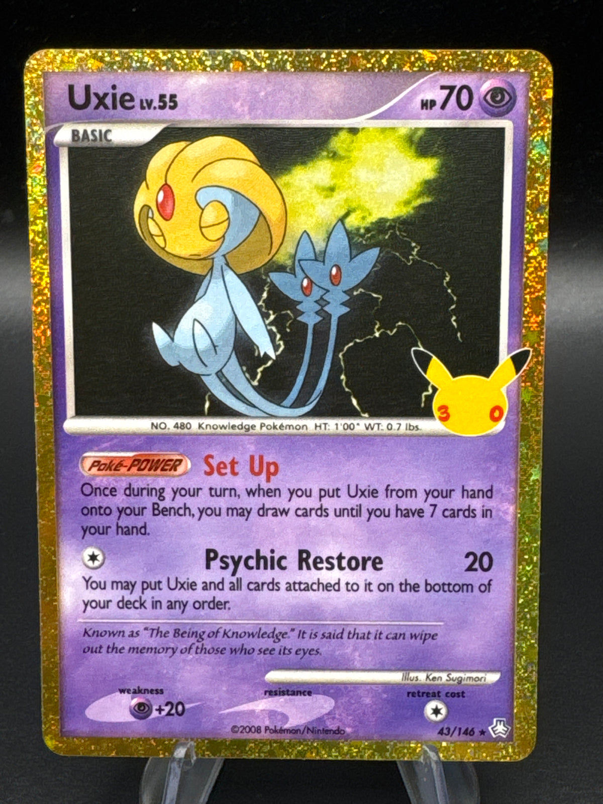Pokémon TCG: 2026 Uxie - 43/146 - ME: 30th Celebration (30C)