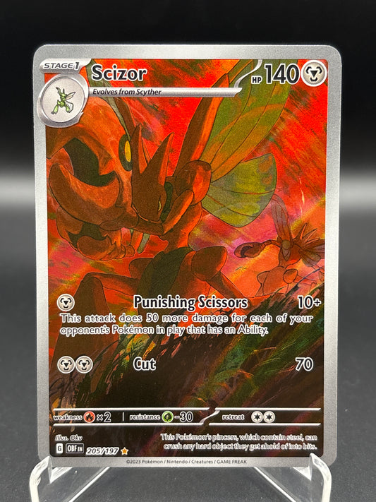Pokémon TCG: 2023 Scizor - 205/197 - SV: Obsidian Flames