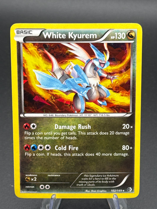 Pokémon TCG: 2012 White Kyurem - 102/149 (BW Boundaries Crossed) - Deck Exclusives (PR)