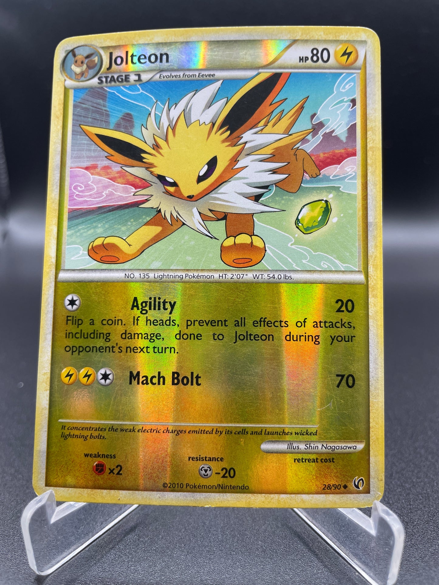 Pokémon TCG: 2010 Jolteon 28/90 HGSS: Undaunted
