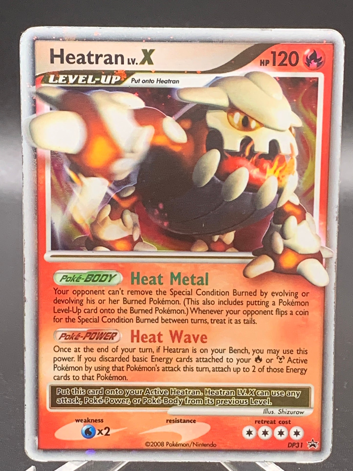 Pokémom TCG: 2008 Heatran LV.X - DP31- Diamond & Pearl