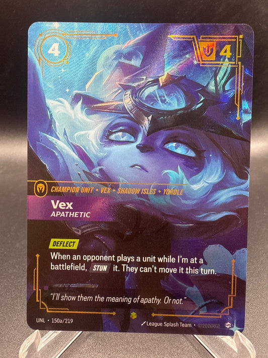 Riftbound TCG: 2026 Vex - Apathetic (Alternate Art) - Unleashed (UNL)