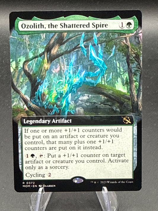 MTG TCG:  Ozolith, the Shattered Spire (Extended Art) - March of the Machine (MOM