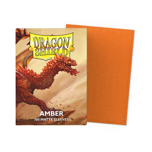 Dragon Shield Outer Sleeves Standard Matte - Amber (100CT)
