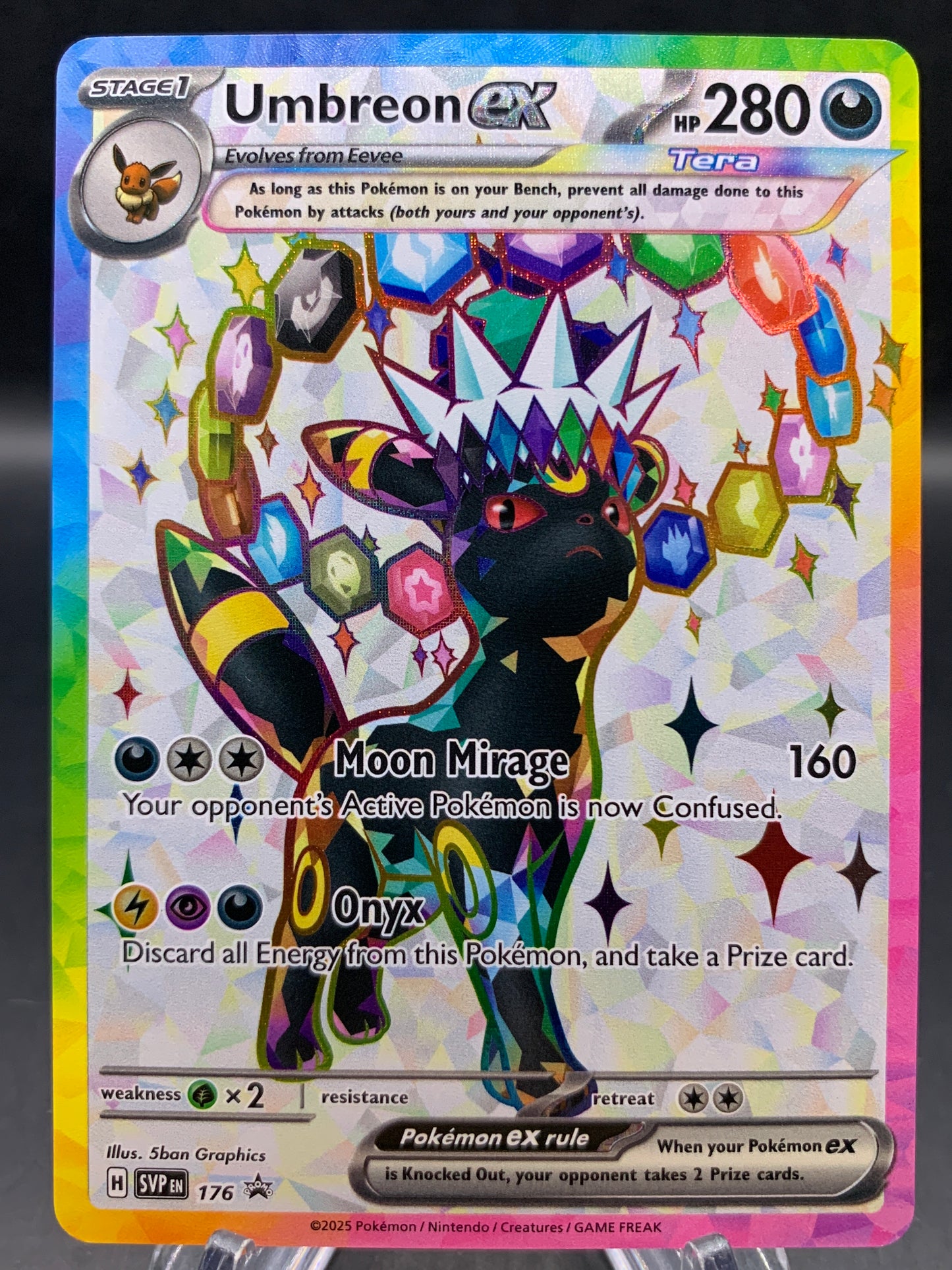 Pokémon TCG: 2025 Umbreon ex - #176 - SV: Scarlet & Violet Promo Cards