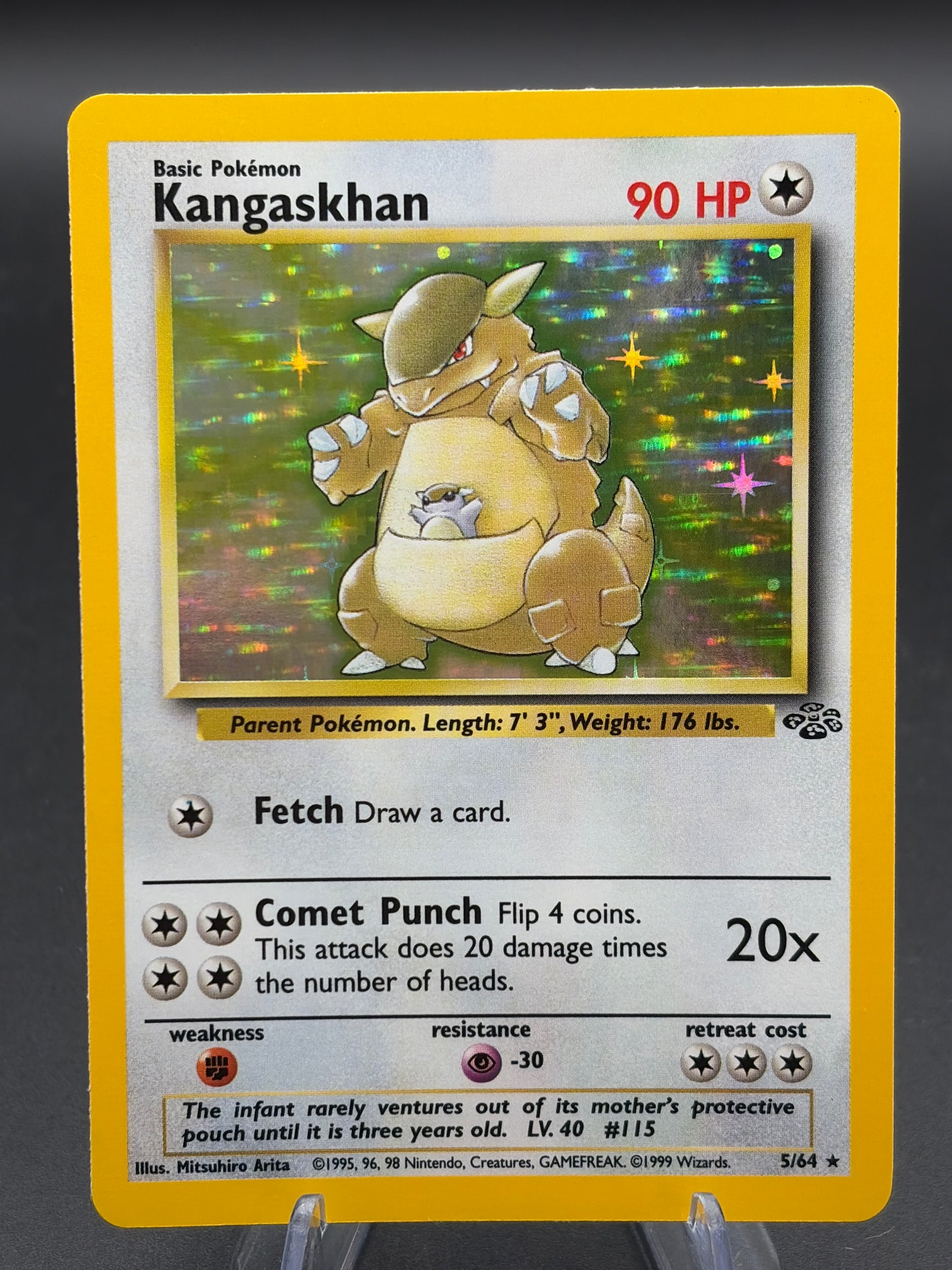 Pokémon TCG: 1999 Kangaskhan 5/64 - Jungle Holo