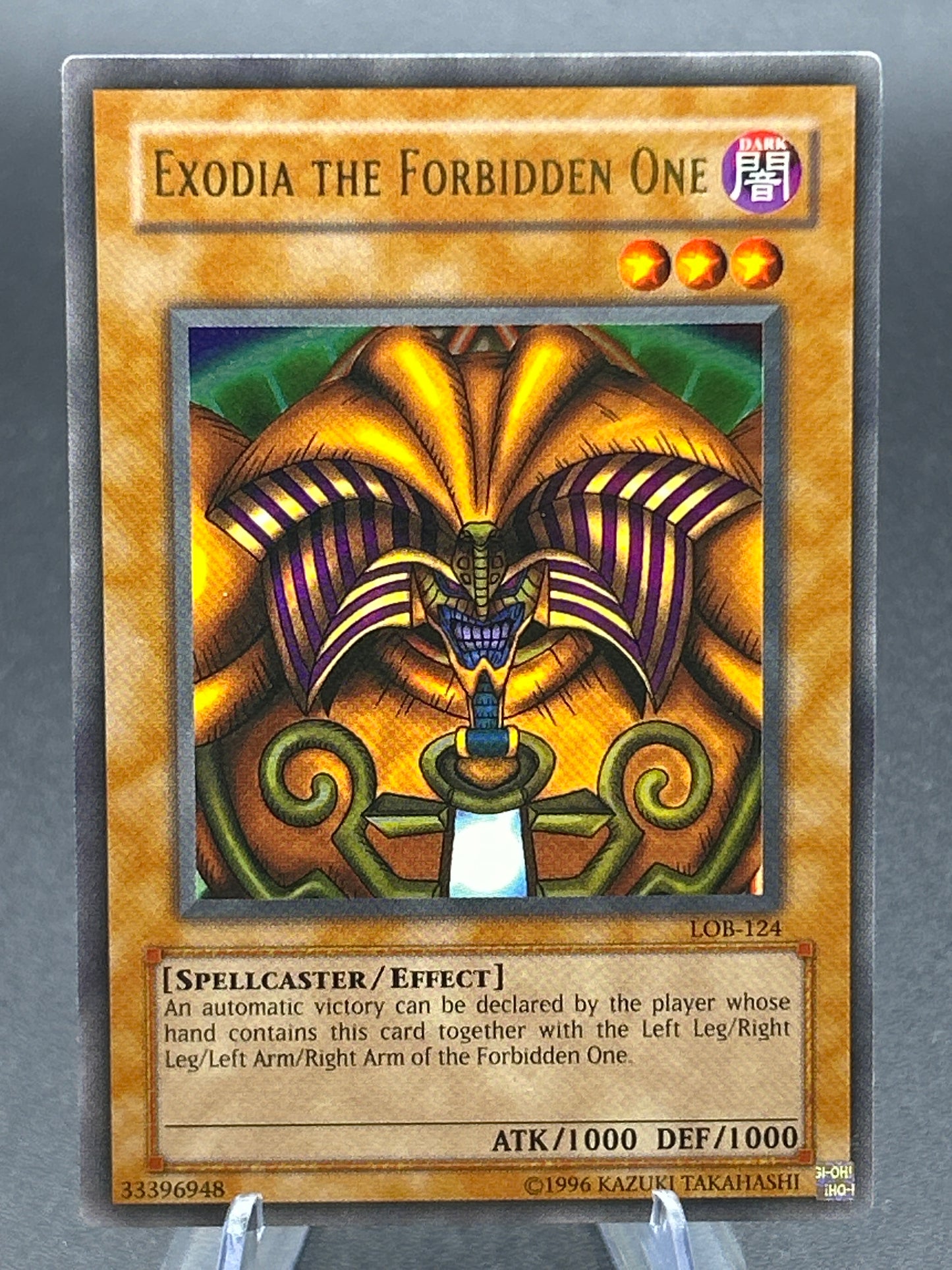 Yu-Gi-Oh! TCG: Exodia the Forbidden One LOB-124 The Legend of Blue Eyes White Dragon