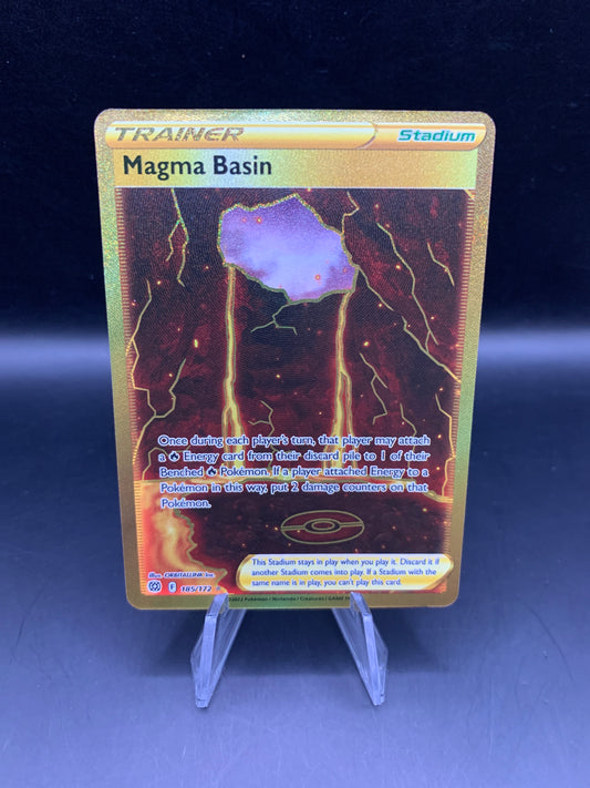 Pokémon TCG: 2022 Magma Basin 185/172 Brilliant Stars Gold