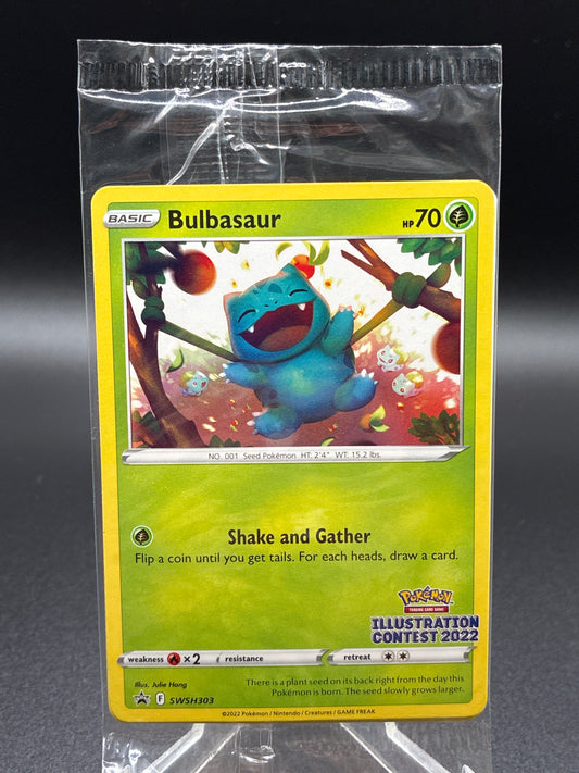 Pokémon TCG: 2022 Bulbasaur SWSH303 SWSH: illustration Contest Sealed Promo