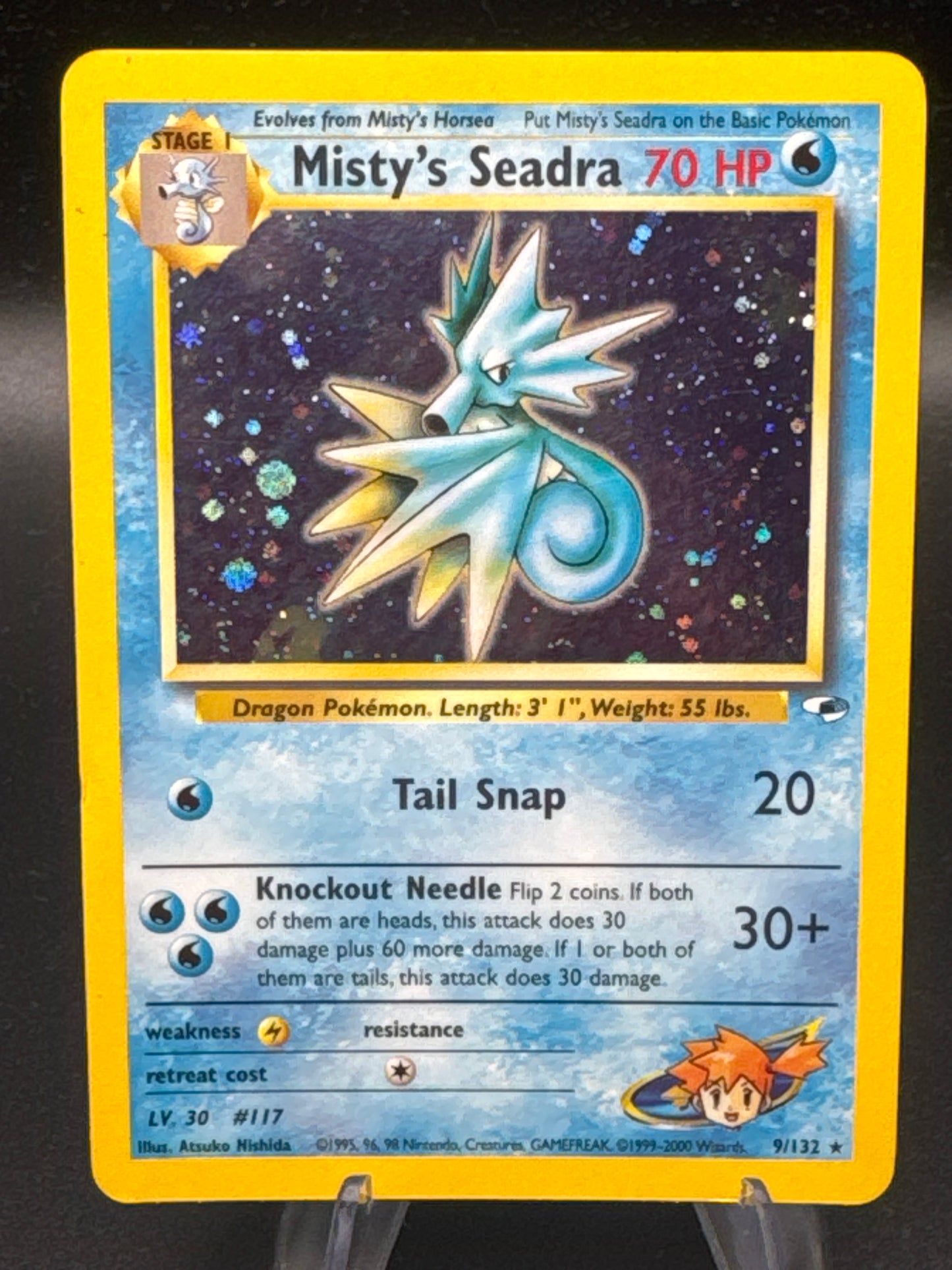 Pokémon TCG: 2000 Misty's Seadra 9/132 - Gym Challenge Holo