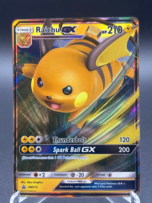 Pokémon TCG: 2019 Raichu GX SM213 SM: Black Star Promo