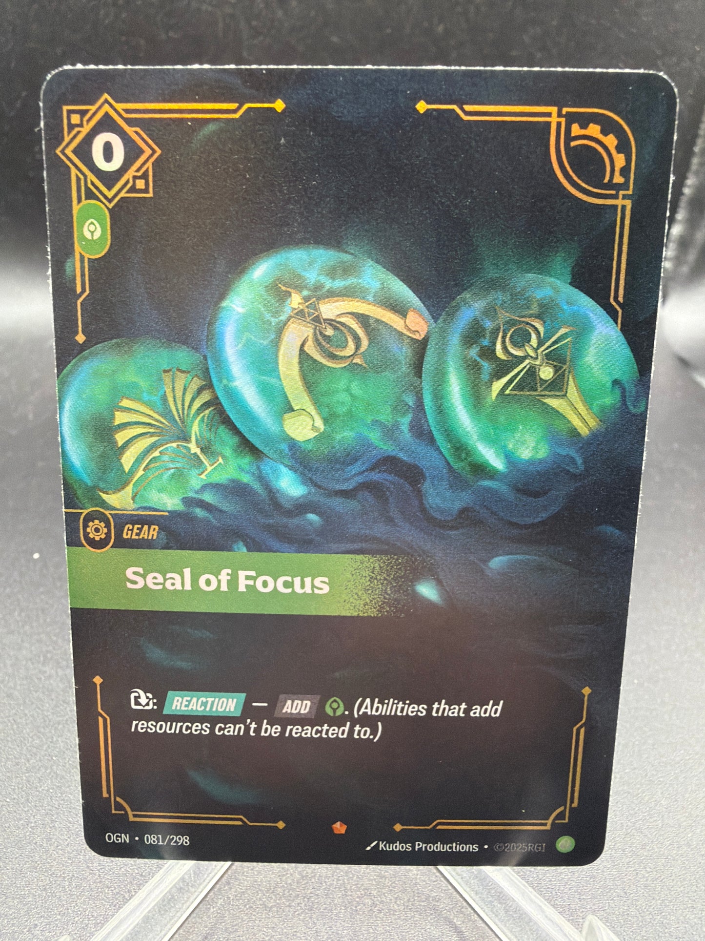 Riftbound TCG: Seal of Focus - 081/298 - OGN: Origins