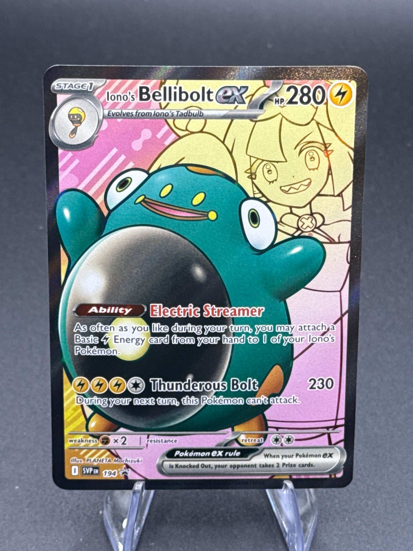 Pokémon TCG: 2025 Iono's Bellibolt ex #194 - Scarlet & Violet Promo