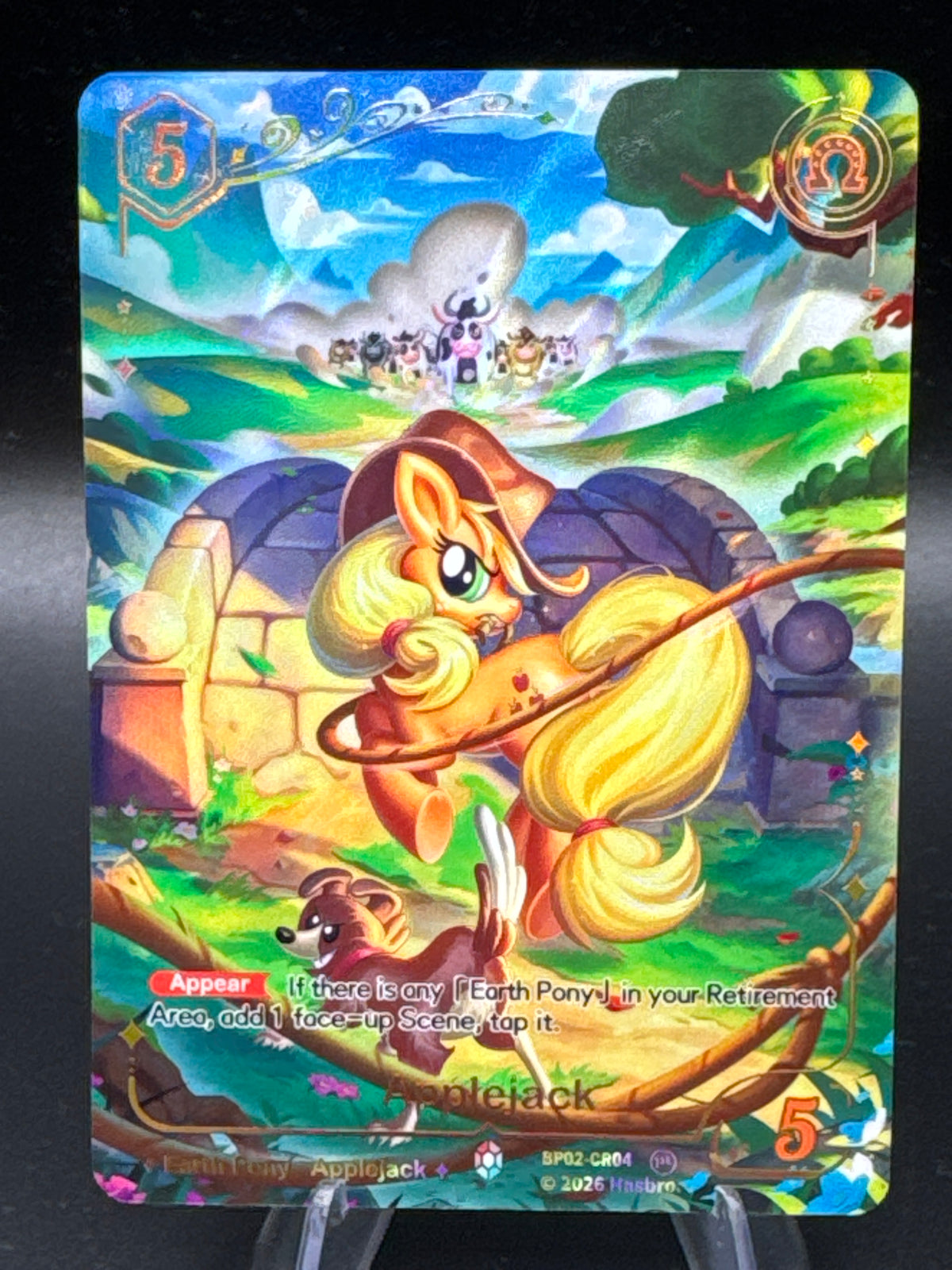My Little Pony CCG: Applejack BP02-CR04 Discord 1st Edition