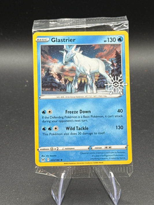 Pokémon TCG: 2022 Glastrier 051/196  - Holiday Calendar - Sealed Promo Pokémon TCG