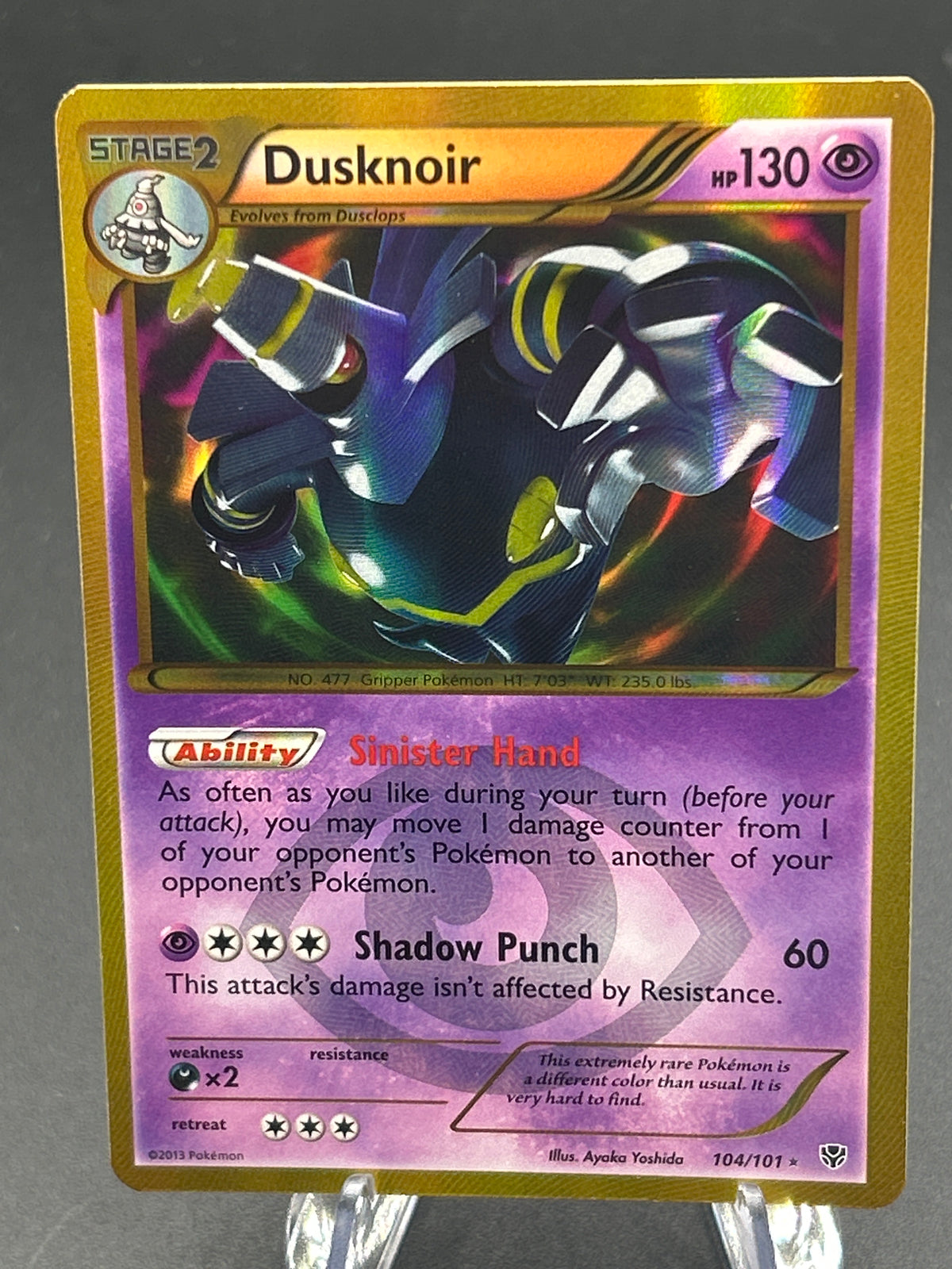 Pokémon TCG: 2013 Dusknoir - 104/101 - B&W: Plasma Blast