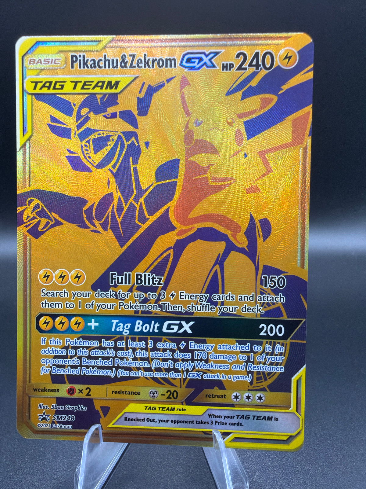 Pokémon TCG: 2021 Pikachu & Zekrom GX SM248 SM: Promos