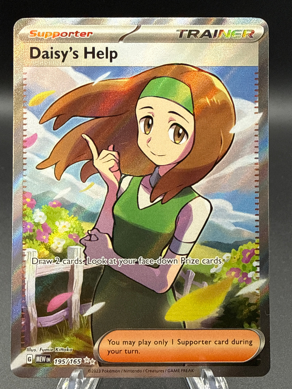 Pokémon TCG: 2023 Daisy’s Help - 195/165 - SV: Scarlet & Violet 151